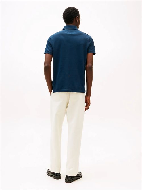 polo uomo blu notte TOMMY HILFIGER | MW0MW17770DAF